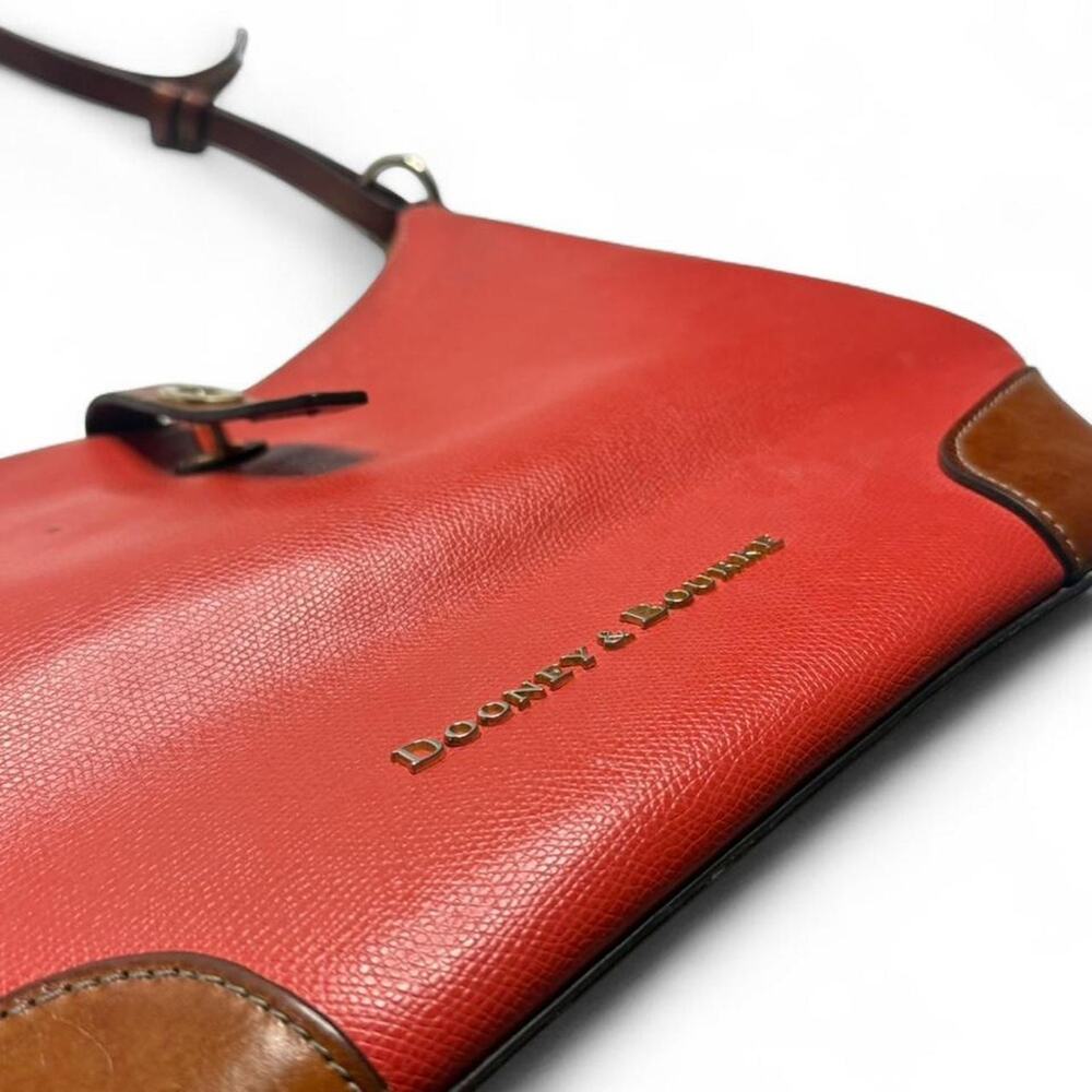 Dooney & Bourke Claremont red leather Hobo shoulder bag & Bourke &Bourke - Picture 4 of 8
